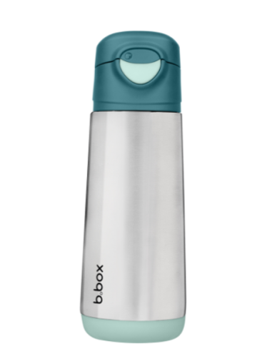 Botella térmica con boquilla y asa 500ml B.Box - Emerald Forest
