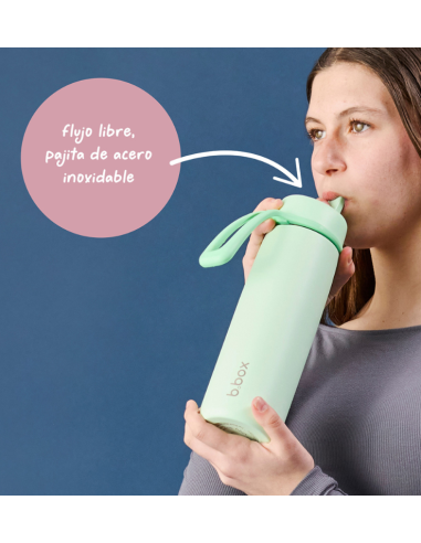 Botella térmica con boquilla plegable y asa 690ml B.Box - Spearmint