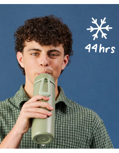 Botella térmica con boquilla plegable y asa 690ml B.Box - Lagoon