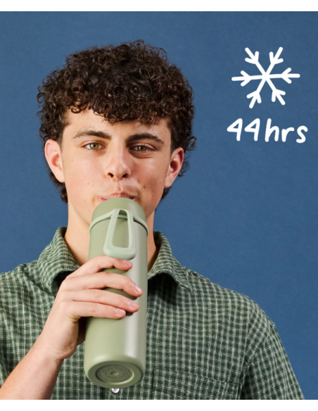 Botella térmica con boquilla plegable y asa 690ml B.Box - Lagoon