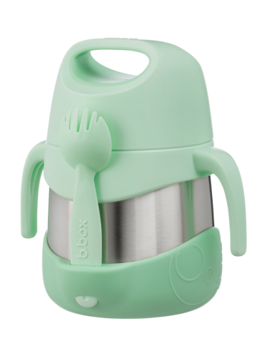 Termo con cuchara/tenedor 335ml B.Box - Spearmint