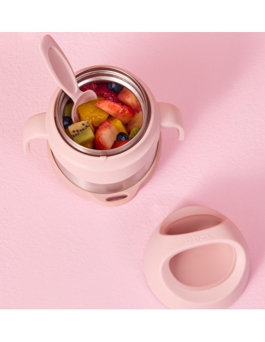 Termo con cuchara/tenedor 335ml B.Box - Blush Crush