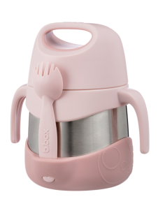 Termo con cuchara/tenedor 335ml B.Box - Blush Crush
