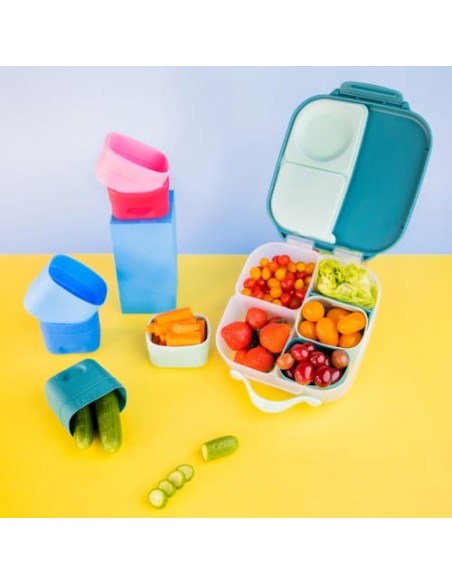 Vasitos snack de silicona B.Box - Forest