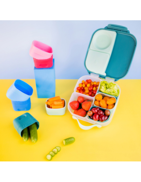 Vasitos snack de silicona B.Box - Forest