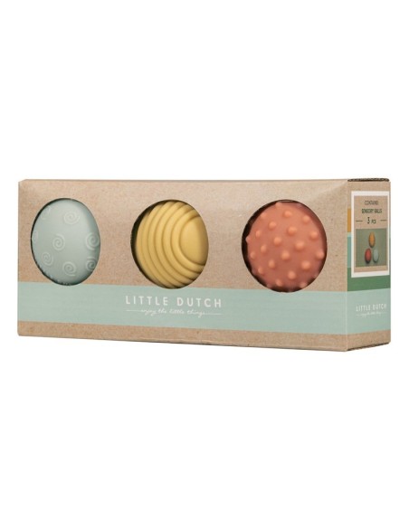 Set de 3 Pelotas sensoriales Gran Little Dutch