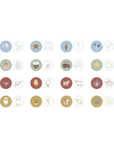 Sellos Pequeña Granja Little Dutch