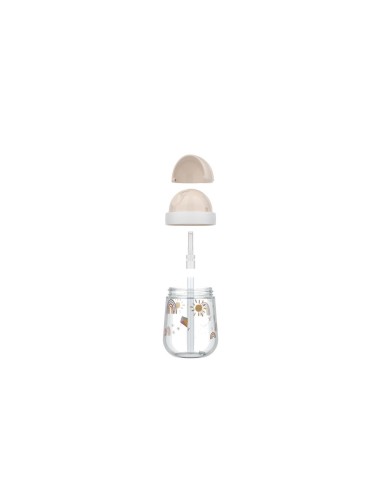 Vaso con Pajita 300ml Arcoiris Mepal Little Ducth