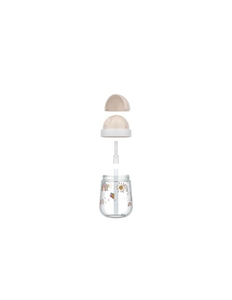 Vaso con Pajita 300ml Arcoiris Mepal Little Ducth