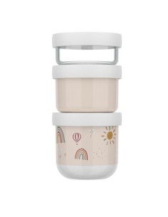 Cajas Snack Apilable Arcoiris  Little Dutch