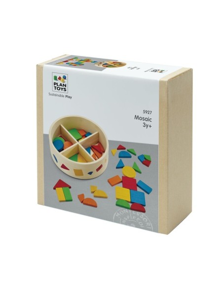 Caja Mosaico Tangram Montessori