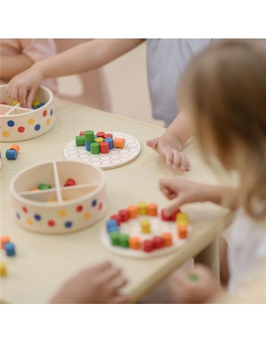 Caja Fichas con patrones Montessori