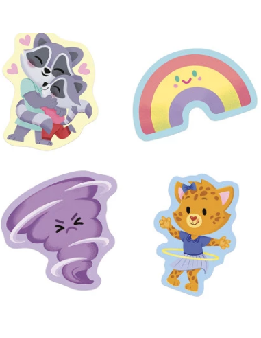 Pegatinas de emociones x100 Janod