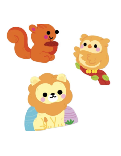 Pegatinas de animales x50 Janod 2