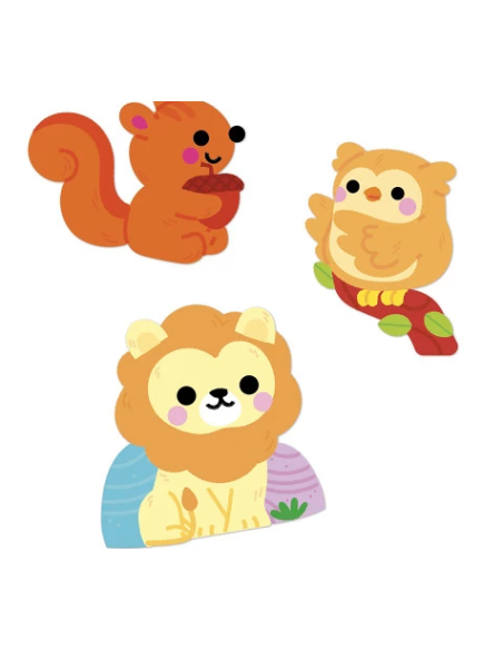 Pegatinas de animales x50 Janod