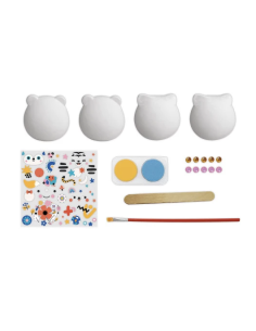 Kit Creativo - 6 Animales de Yeso para Decorar 2