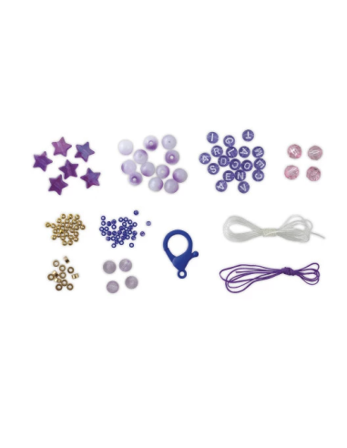 Kit Creativo - 4 Pulseras y Accesorios de Estrella Pop para Crear