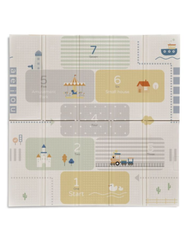Alfombra de juegos bebé Trendy 120x120 Reversible