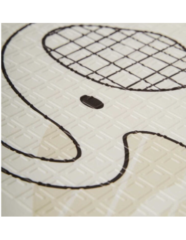 Alfombra de juegos bebé Trendy 200x180 Reversible Animal Grises