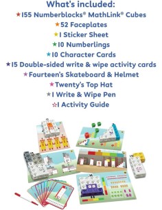 MathLink® Cubes Numberblocks® 11-20 Activity Set 2