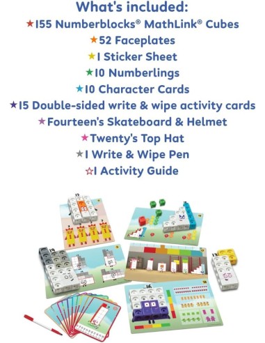 MathLink® Cubes Numberblocks® 11-20 Activity Set