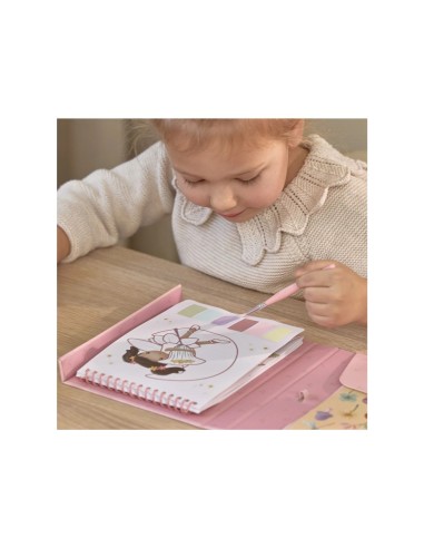 Set de Pintura con Agua Rosa Fairy Garden Little Dutch