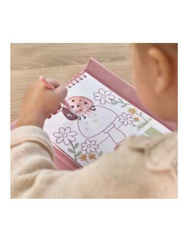 Set de Pintura con Agua Rosa Fairy Garden Little Dutch
