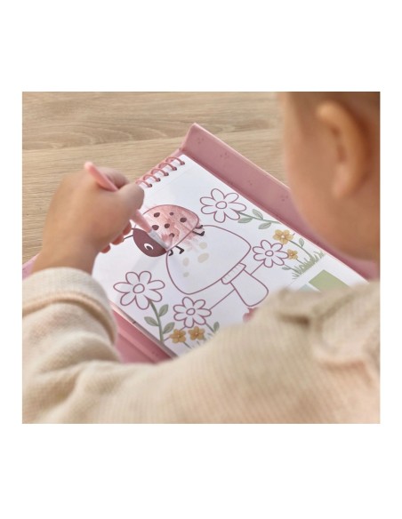 Set de Pintura con Agua Rosa Fairy Garden Little Dutch