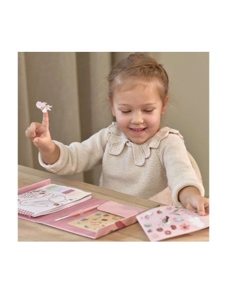 Set de Pintura con Agua Rosa Fairy Garden Little Dutch