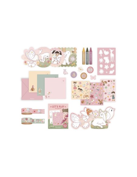 Maleta de Creatividad Rosa Fairy Garden Little Dutch