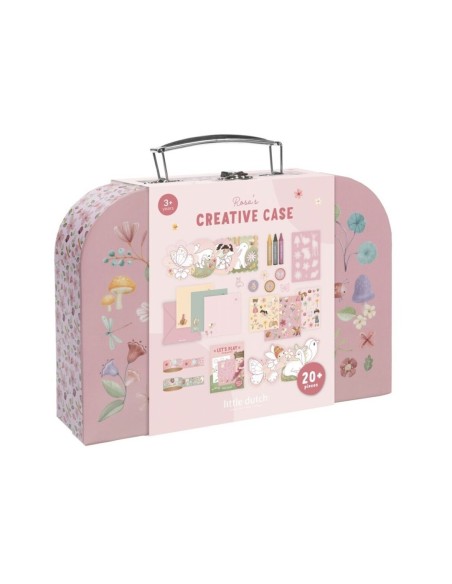 Maleta de Creatividad Rosa Fairy Garden Little Dutch