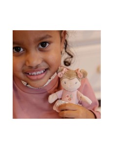 Mini Muñeca Blandita Rosa 10 cm Little Dutch 2