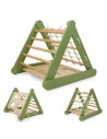 Triangulo Escalada Montessori Verde/Madera