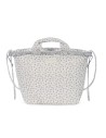 Bolso Canastilla Little Bloom Flor Gris