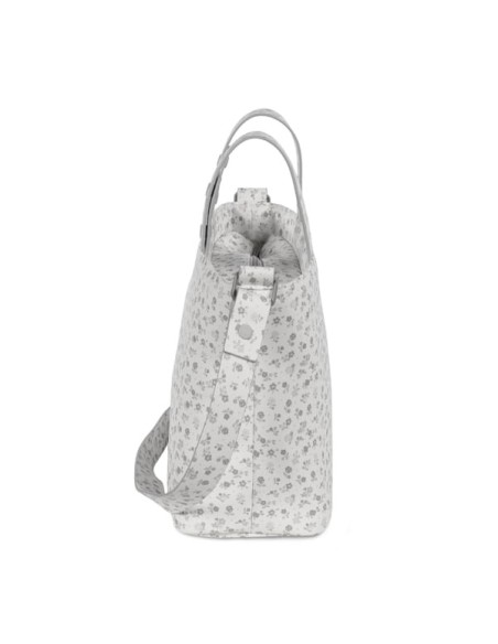 Bolso Crossbody piel Little Bloom Flor Gris