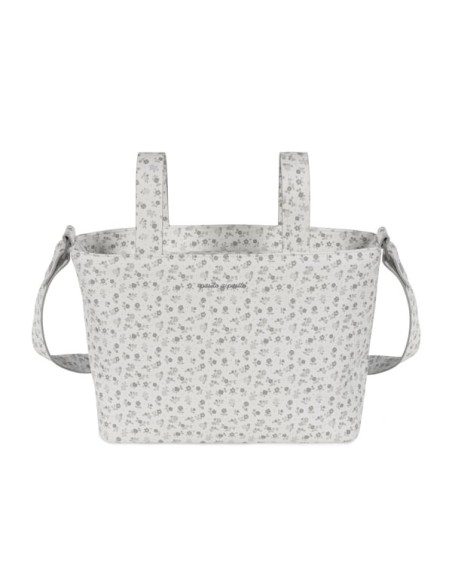 Bolso Crossbody piel Little Bloom Flor Gris