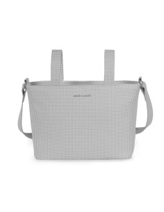 Bolso Crossbody piel Little Bloom Vichy Gris