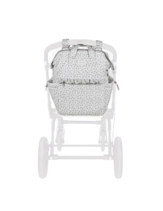 Mochila Little Bloom Flor Gris 2