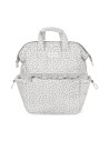 Mochila Little Bloom Flor Gris
