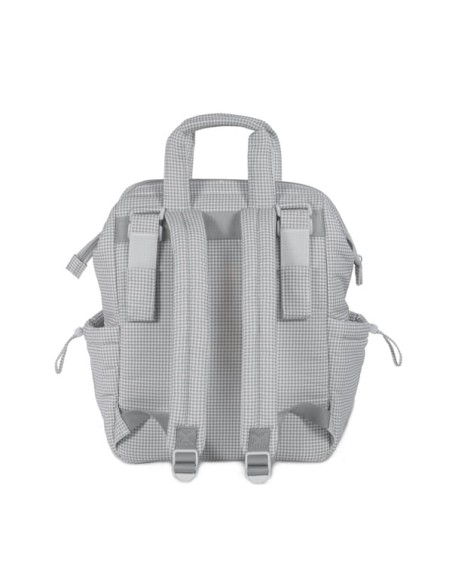 Mochila Little Bloom Vichy Gris