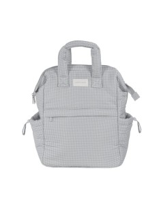 Mochila Little Bloom Vichy Gris
