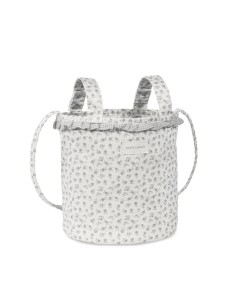 Bolso Bucket Little Bloom Flor Gris
