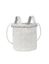 Bolso Bucket Little Bloom Flor Gris