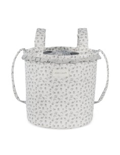Bolso Bucket Little Bloom Flor Gris 2