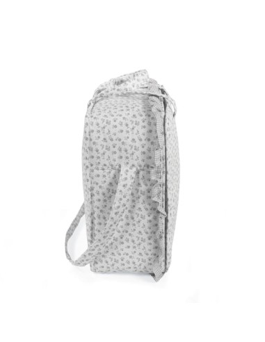 Maleta Little Bloom Flor Gris