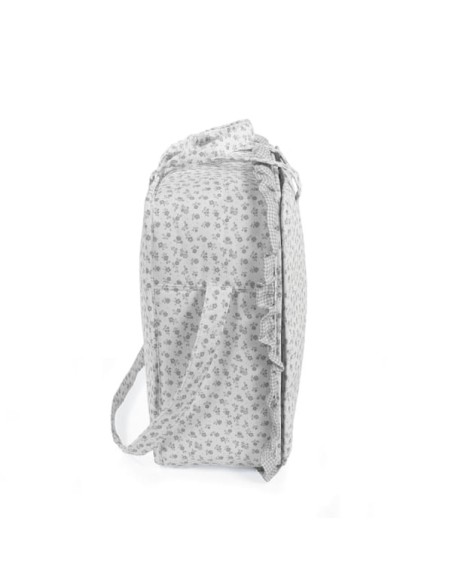 Maleta Little Bloom Flor Gris