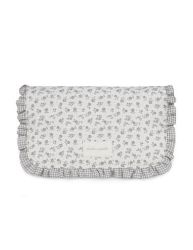 Cambiador Little Bloom Flor Gris