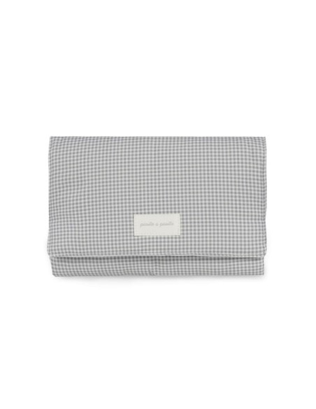Cambiador Little Bloom Vichy Gris
