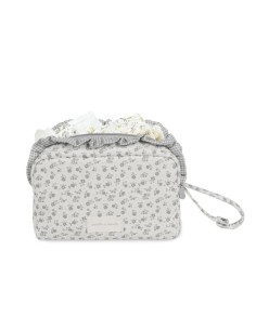 Neceser Little Bloom Flor Gris 2