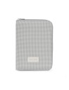 Portadocumentos Little Bloom Flor Gris